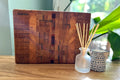Handcrafted White Oak & Purple Heart Butcher Block