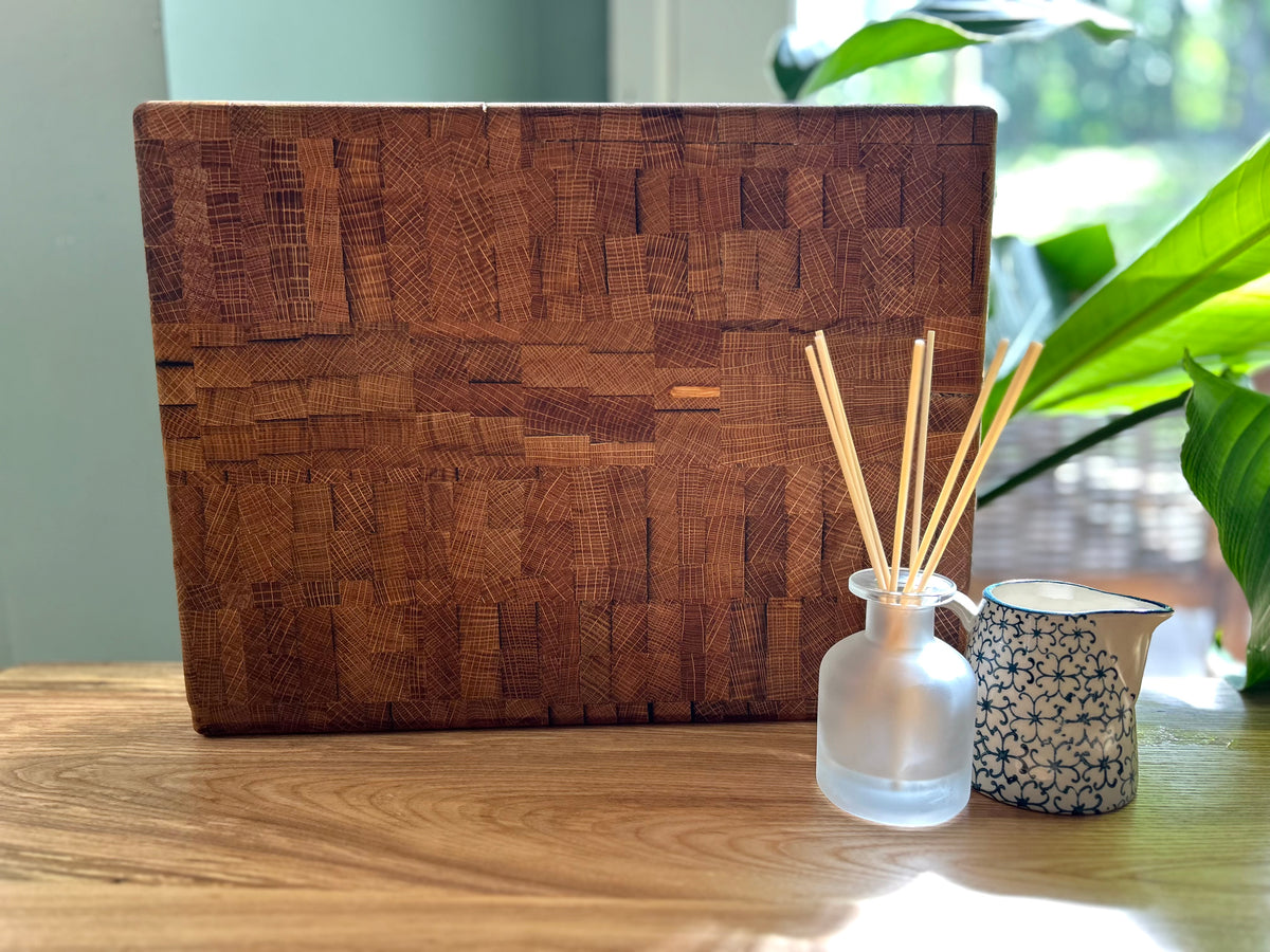 Large Bourbon Barrel Butcher Block