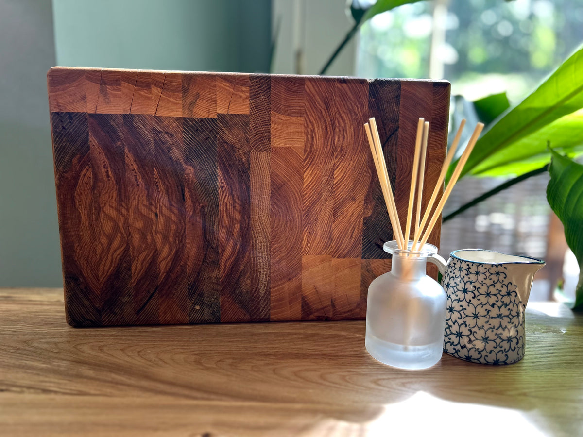 Handcrafted Ash & White Oak Cutting Board